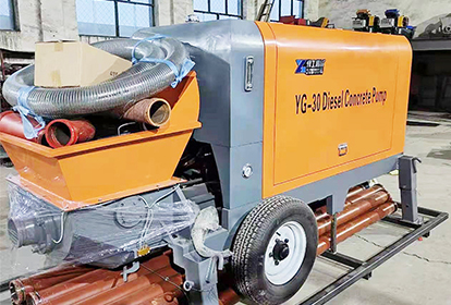 Concrete-pump